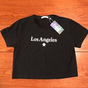 ROMWE Los Angela’s Crop Top